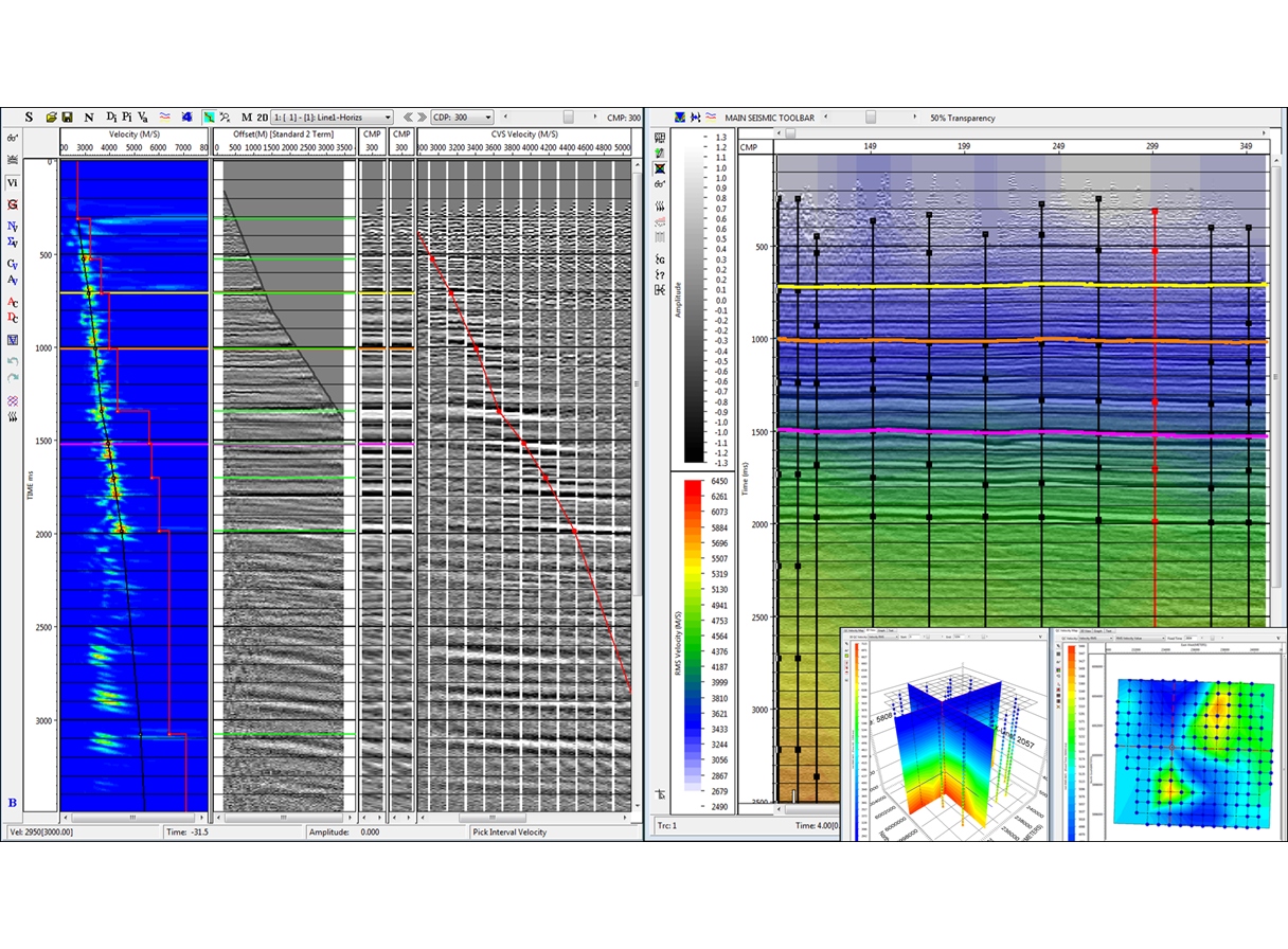 Geophysical Software's Omega geophysical data processing software