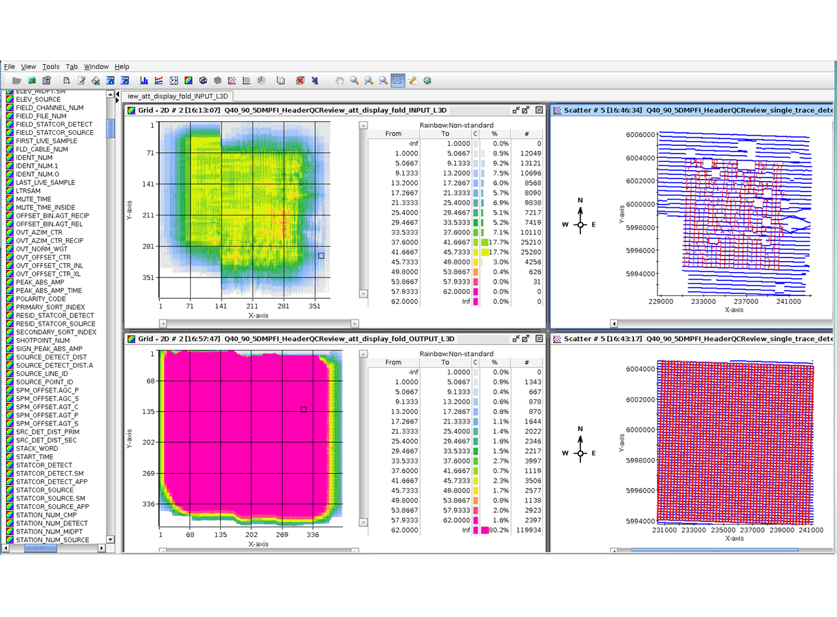 Omega geophysical data processing software