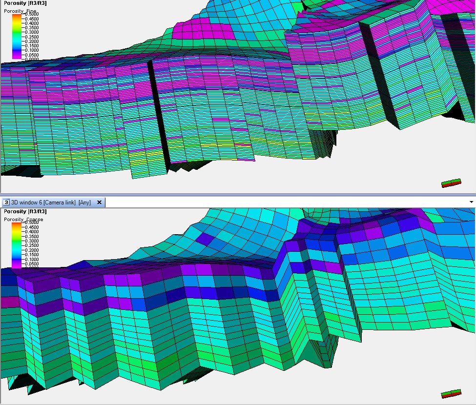 Petrel advanced gridding and upscaling