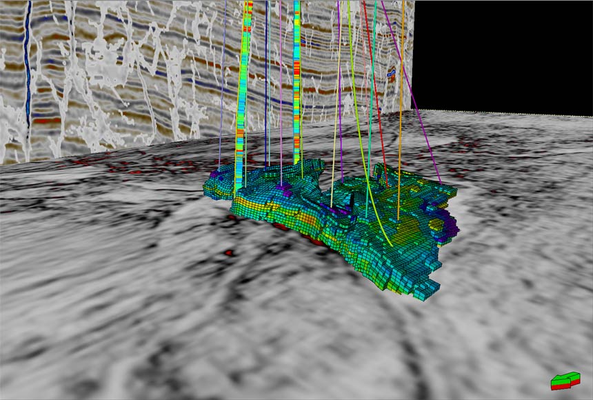 Sampling Petrel Seismic