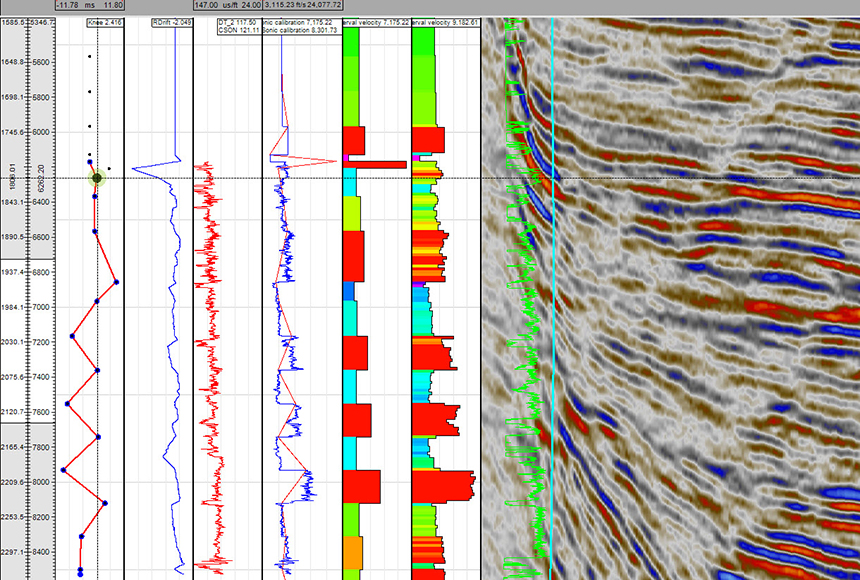 Petrel Seismic Well Tie