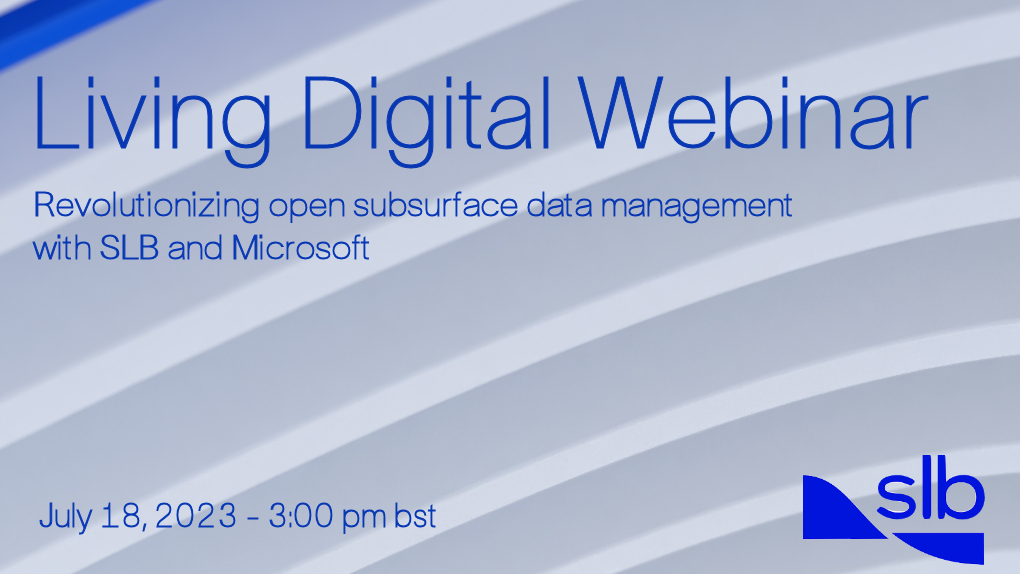 Revolutionizing open subsurface data management with SLB and Microsoft