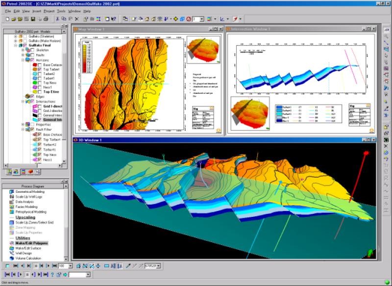 Fig 3. Early Petrel screenshot