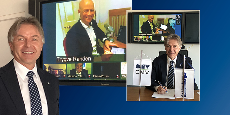 Schlumberger first virtual signing