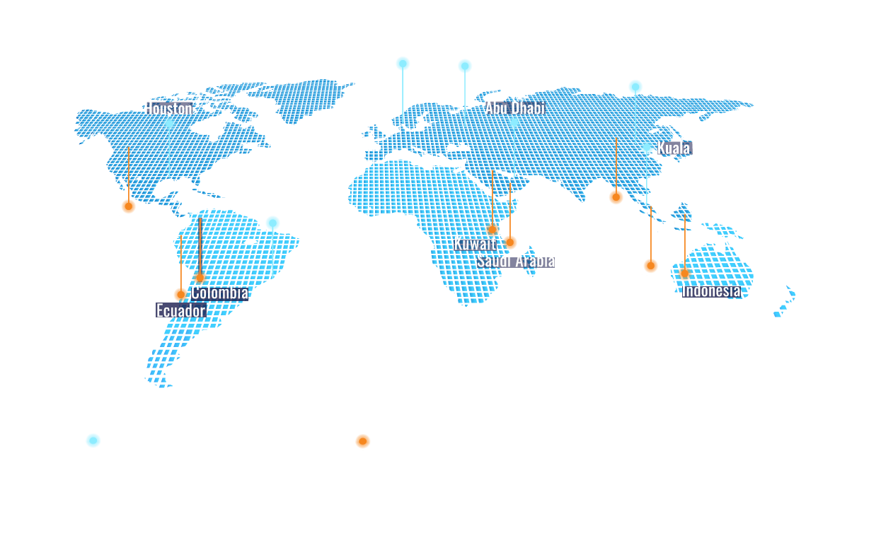 Global projects map
