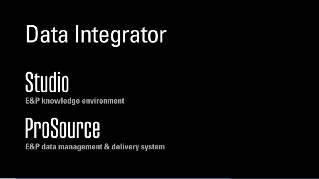 Data Integrator Studio ProSource